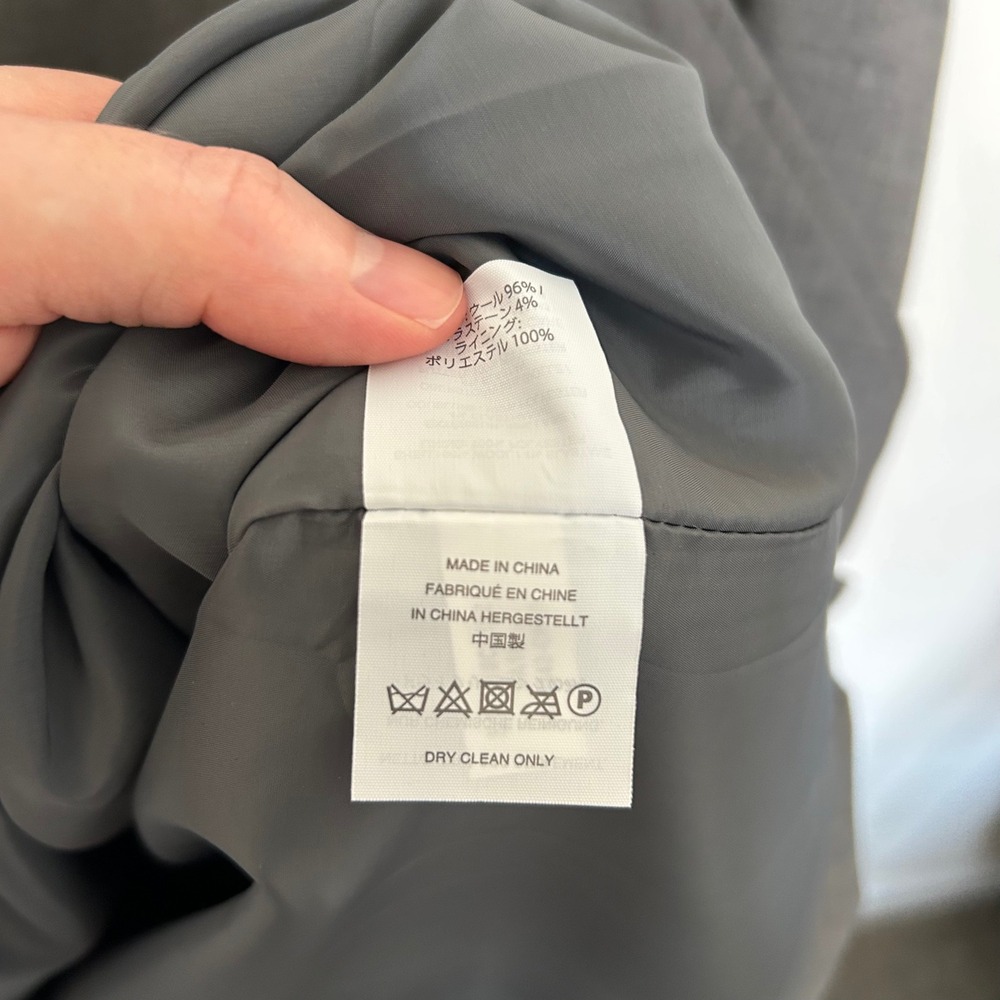 NWT J.Crew 365 Sheath Dress Gray 24 Wool Blend Cap Sleeve Pockets - Picture 6 of 12